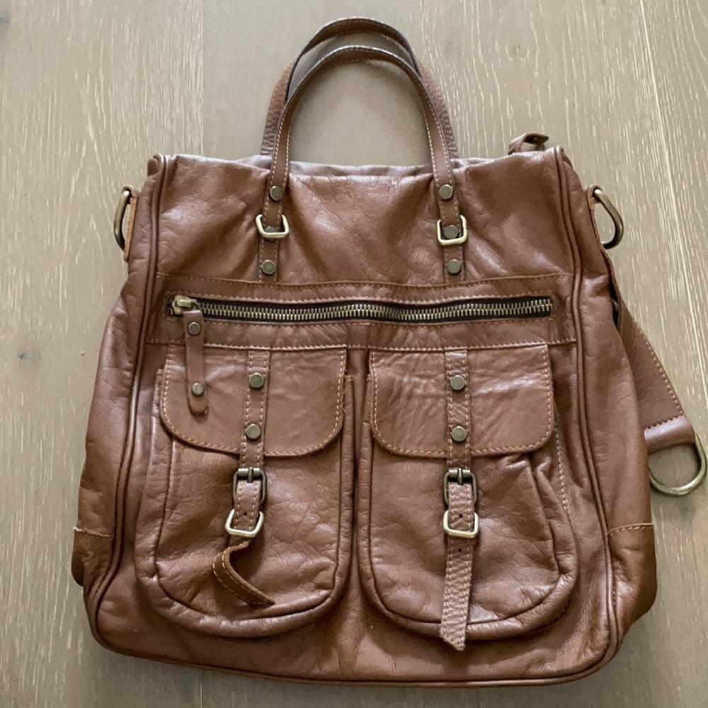 Campomaggi Italian Leather Messenger Bag Purse